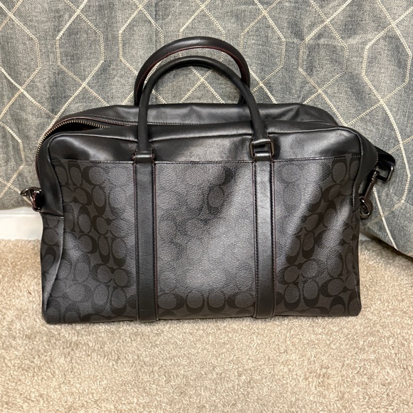 Coach Signature Canvas Trekker Carryall